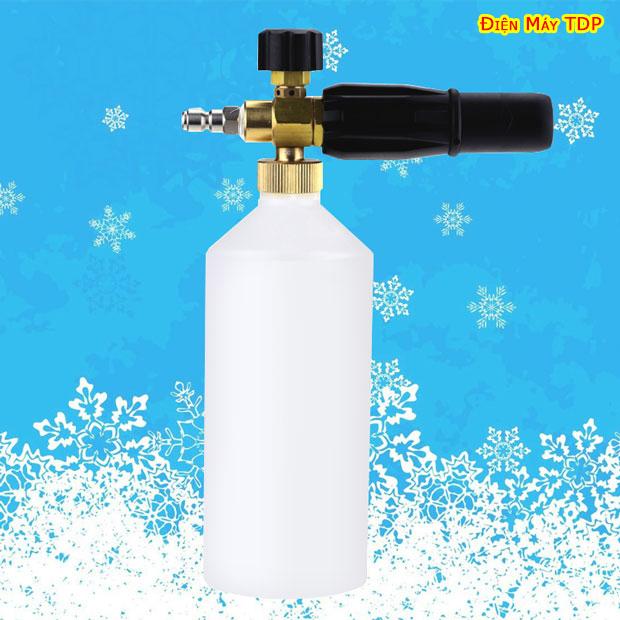 Bình tạo bọt tuyết gắn súg phun rửa xe PKS034