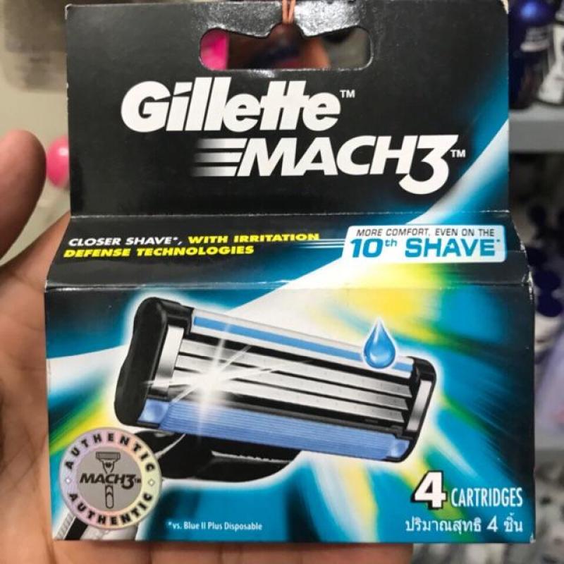 Hộp 4 lưỡi cạo Gillette Mach 3