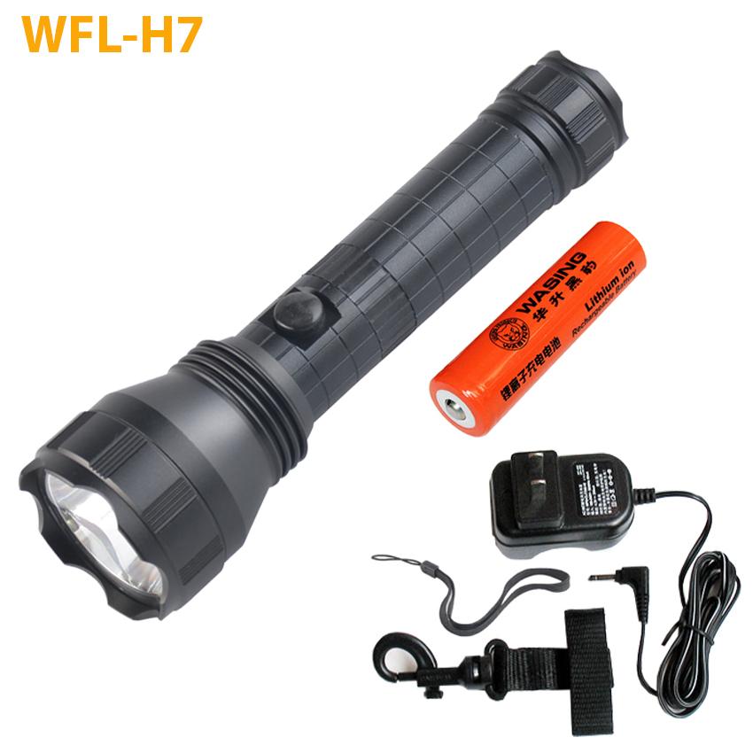 Đèn pin wasing wfl-h7 cree leds xm-l2-u2 10w 1000lumens