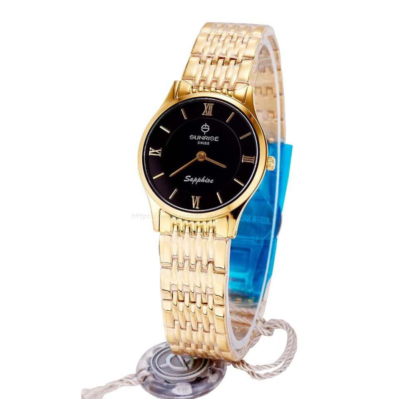 Đồng hồ nữ siêu mỏng Sunrise DL736SWB Fullbox hãng kính Sapphire chống xước