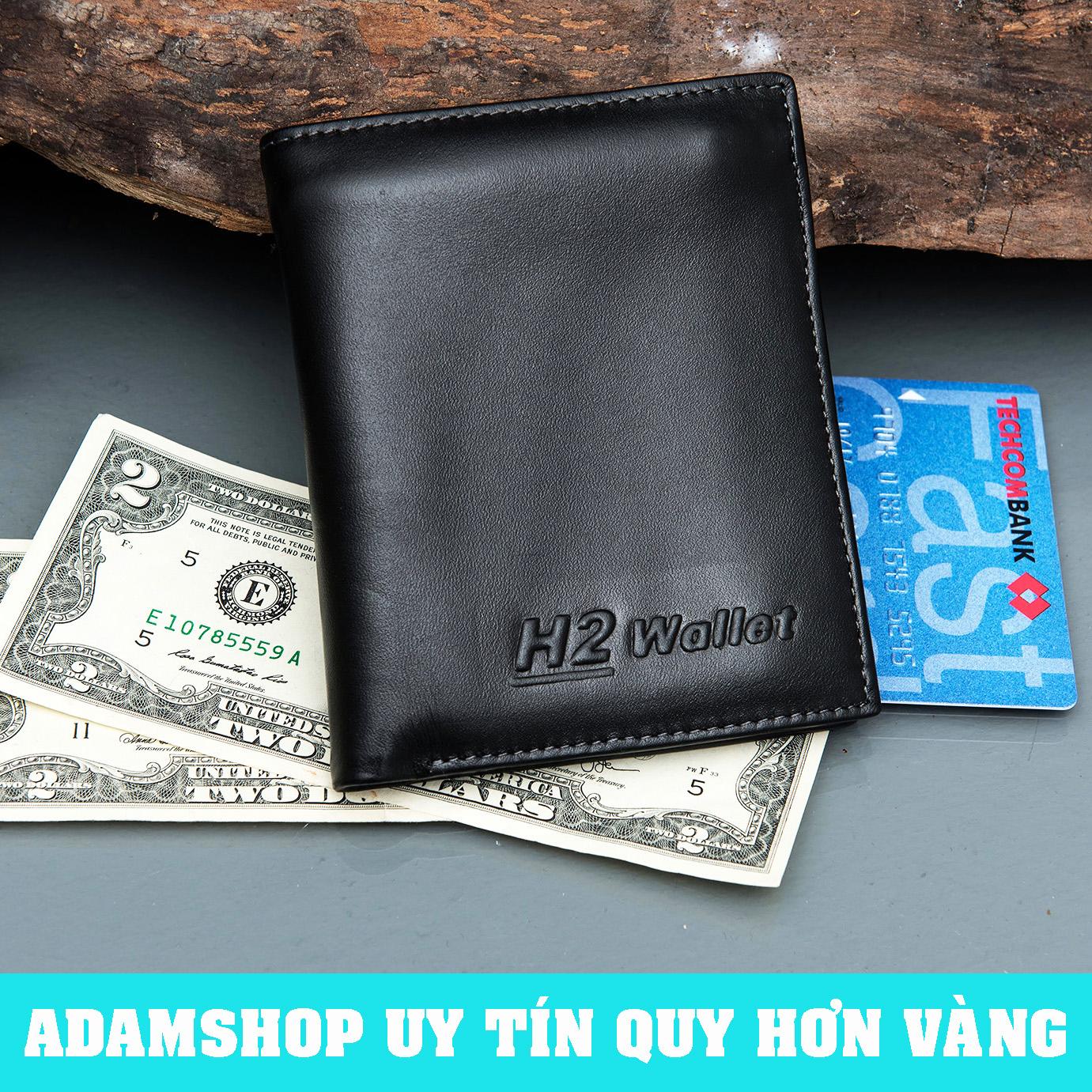 Ví nam - Ví da nam - Ví cầm tay nam - Ví nam da bò thật 100% (Giá Cực Shock) - ADAMSHOP(AD04)