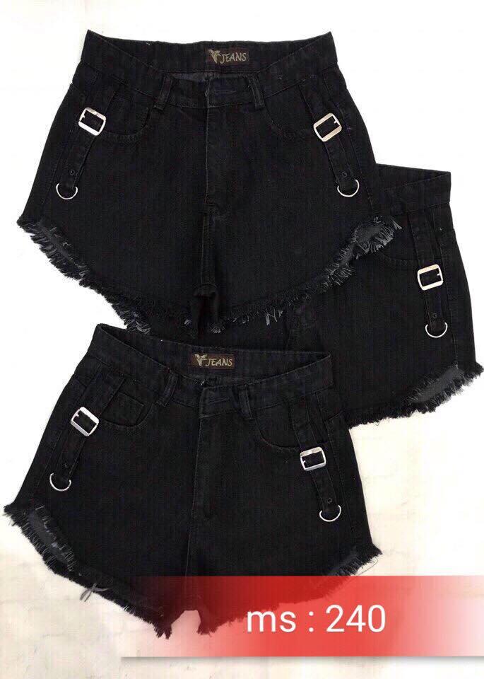 Quần short jean nữ cao cấp skyfashion ms240