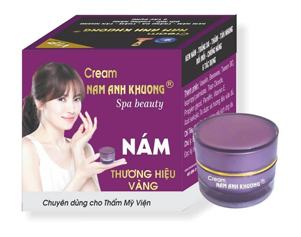 Kem Nám - Tàn nhang - Đồi mồi - Chống nắng Cream NAM ANH KHƯƠNG VIP (12g)