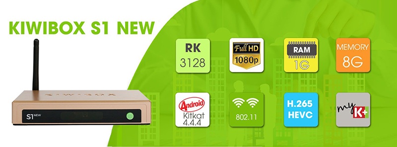android box tivi kiwibox s1 new 2017