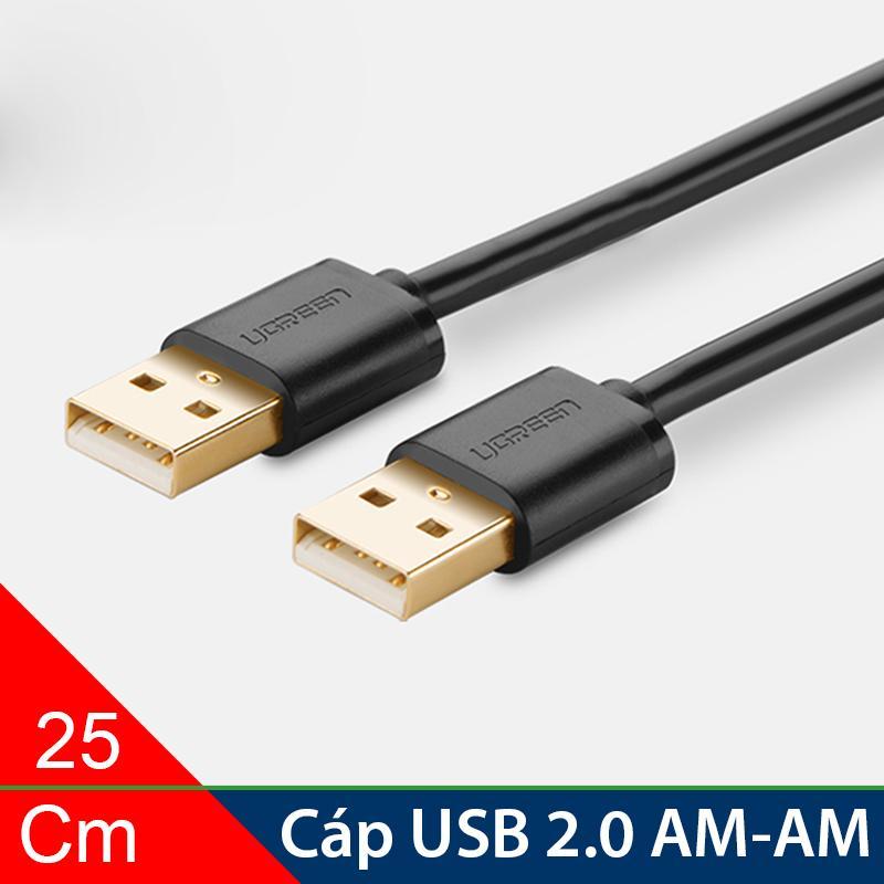 Cáp usb 2 đầu dương 25cm ugreen 10307