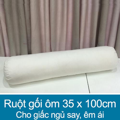 Ruột gối ôm KVNS9 kích thước 35 x 100cm, mềm mại và êm ái
