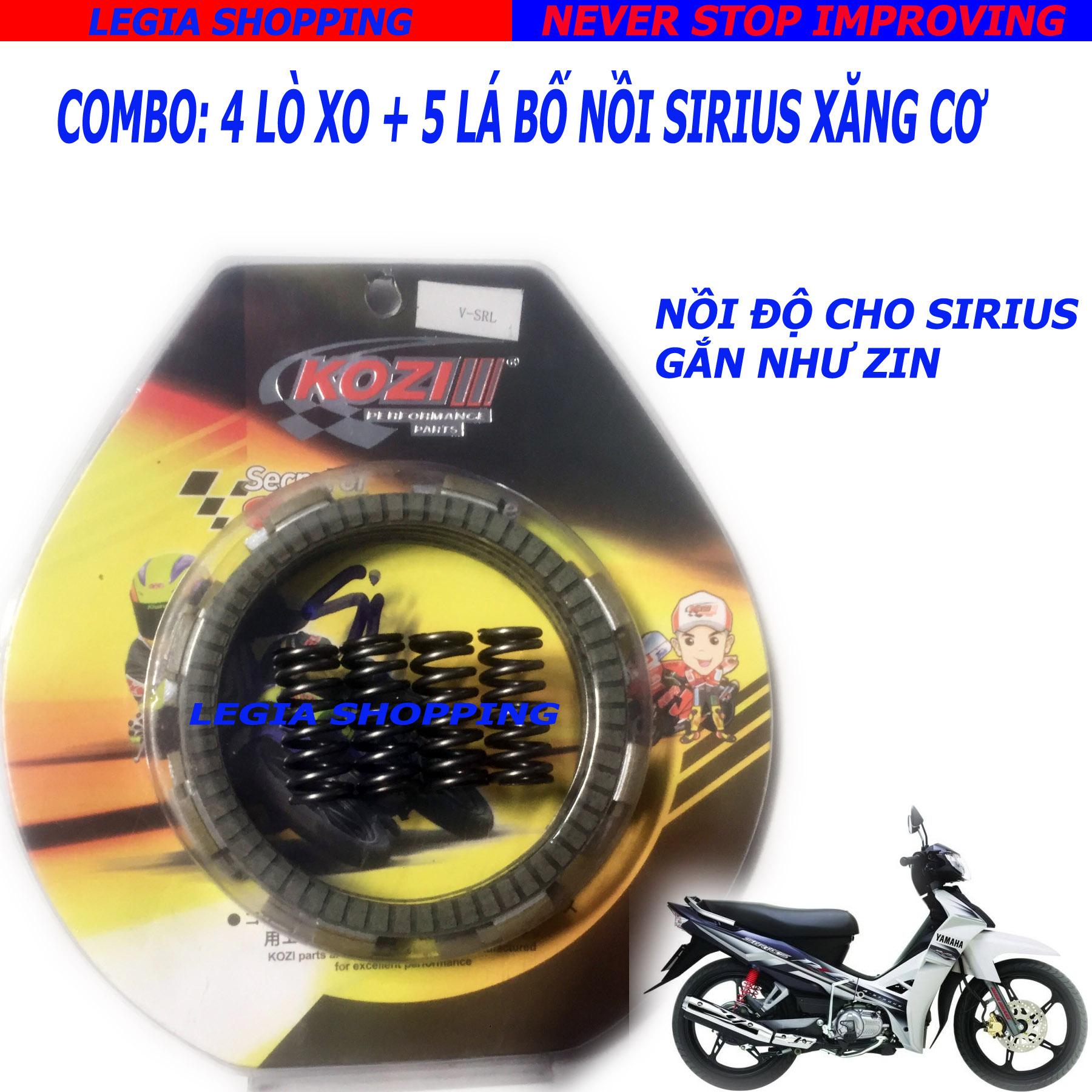 COMBO 4 LÒ XO NỒI ĐỘ TW + 5 LÁ BỐ NÒI KOZI DÙNG CHO SIRIUS XĂNG CƠ - SIRIUS BÌNH XĂNG CON