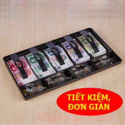 Hộp đựng tiền 5 ngăn khay thu ngân 5 khoang để tiền