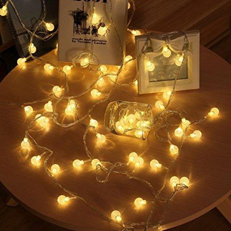 Dây đèn led trang trí noel bi bọt nước 10m