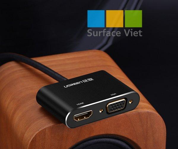 Dây cáp kết nối chuyển đổi sang hdmi, vga, dvi nhỏ gọn - cable mini display to vga and hdmi chip ic dùng cho dell, surface pro, hp, macbook