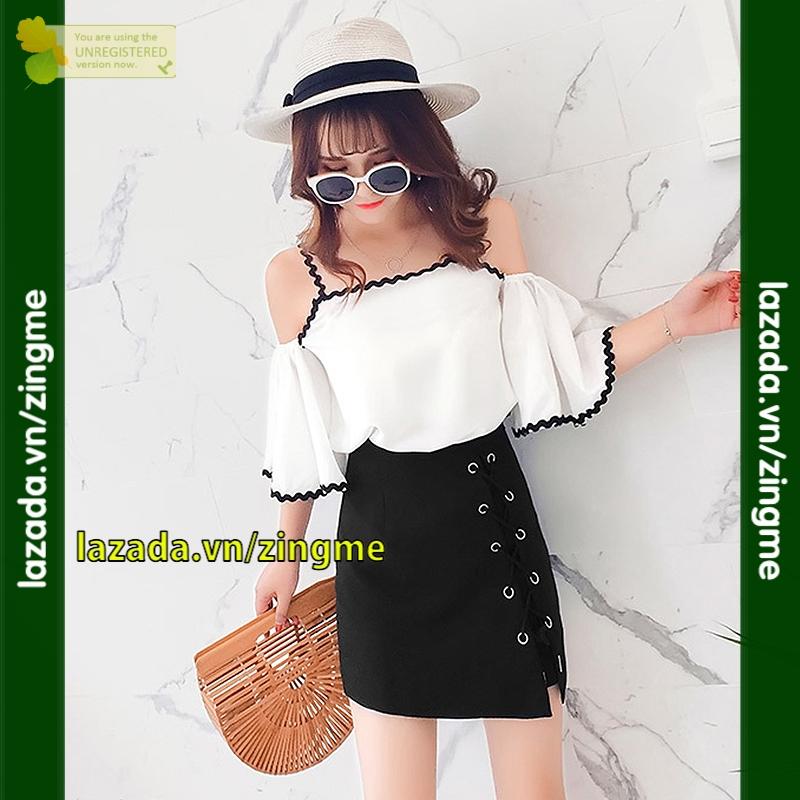 Quần giả Váy Zingme dây hông cá tính MT275 karen