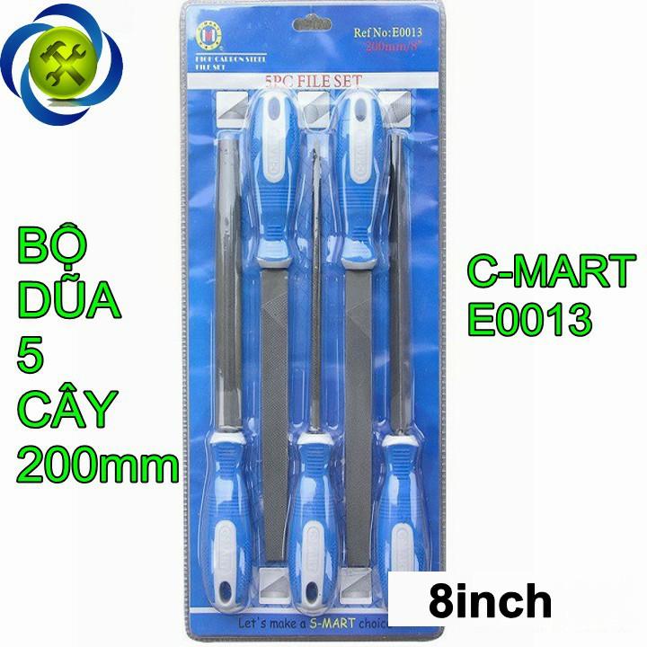Bộ dũa c-mart e0013 5 cây 200mm