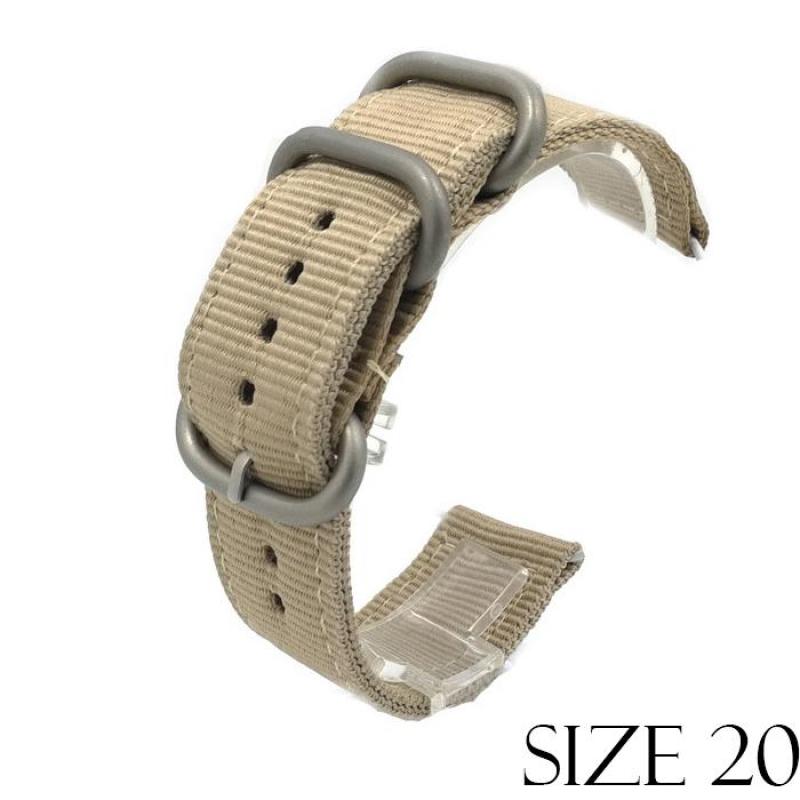 Dây vải NATO 2 mảnh cho các loại đồng hồ Size 20mm