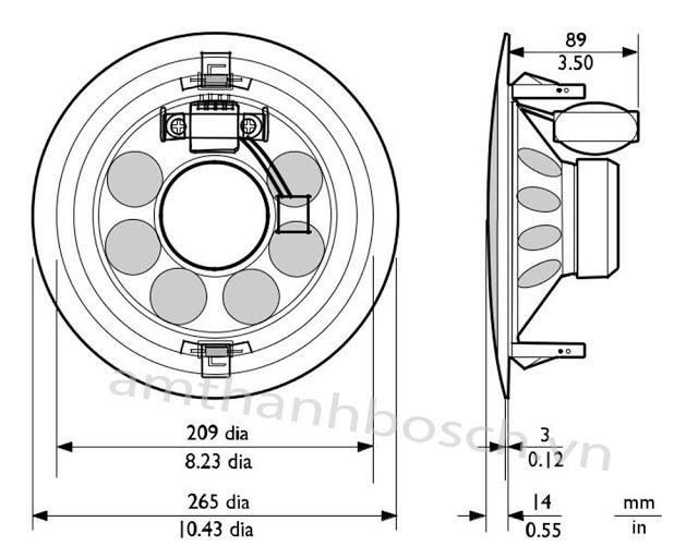 [HCM]Loa âm trần Bosch LBC3099/41