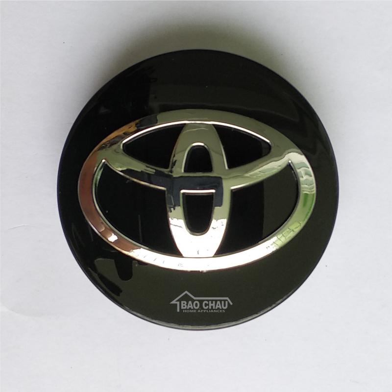 Logo chụp mâm, lazang Ô tô dùng cho xe Toy Innova, ALTIS, Camry M6202 (Đen)