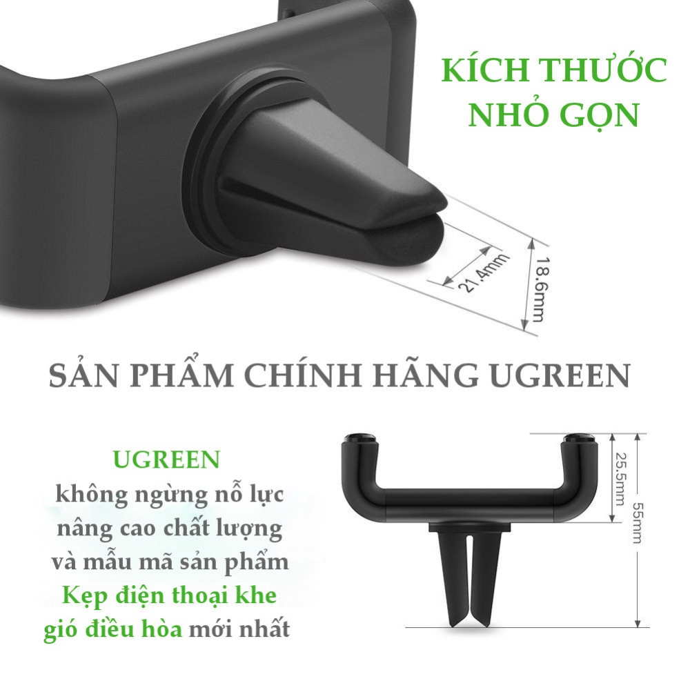 Kẹp điện thoại cài khe gió điều hòa cao cấp UGREEN LP120 - Hãng phân phối chính thức Kẹp điện thoại cài khe gió điều hòa cao cấp UGREEN LP120 - Hãng phân phối chính thức