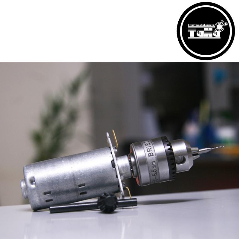 Máy khoan mini cầm tay 12v-2a kẹp mũi từ 0.6-6.0mm