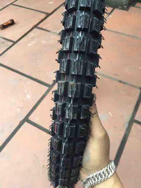 Lốp trống trơn gai vuông KENDA 2.50-17