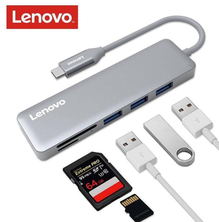 Hub usb 3.0 + đầu đọc thẻ type-c lenovo c605sl