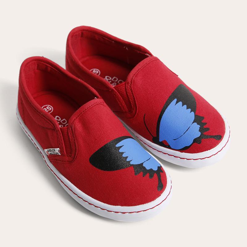 Giày sneaker bé gái thời trang d&a bg1704 đỏ và hồng