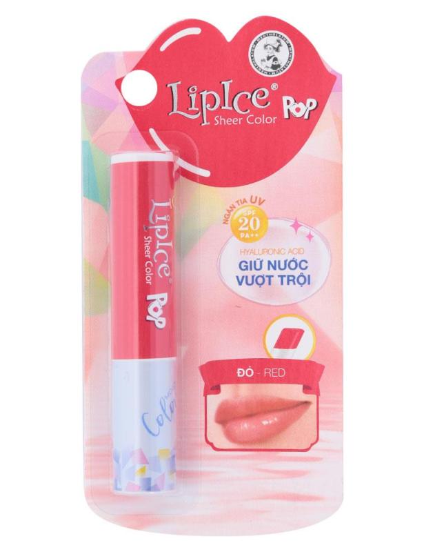 Son Dưỡng Có Màu Lipice Sheer Color Pop Đỏ Mọng 2,4 G nhập khẩu