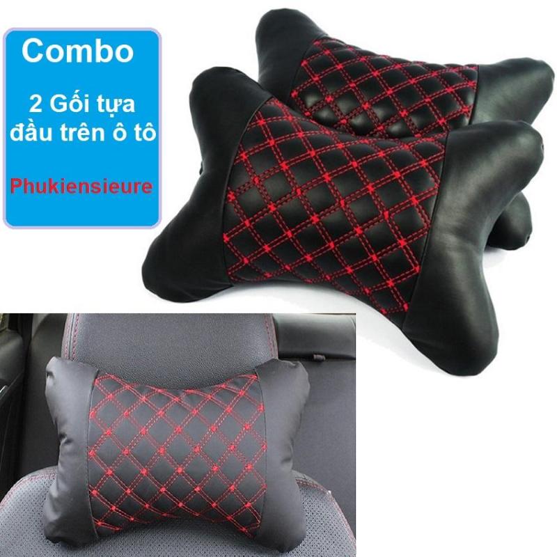 Bộ 2 gối tựa đầu cao cấp cho xe hơi, ô tô