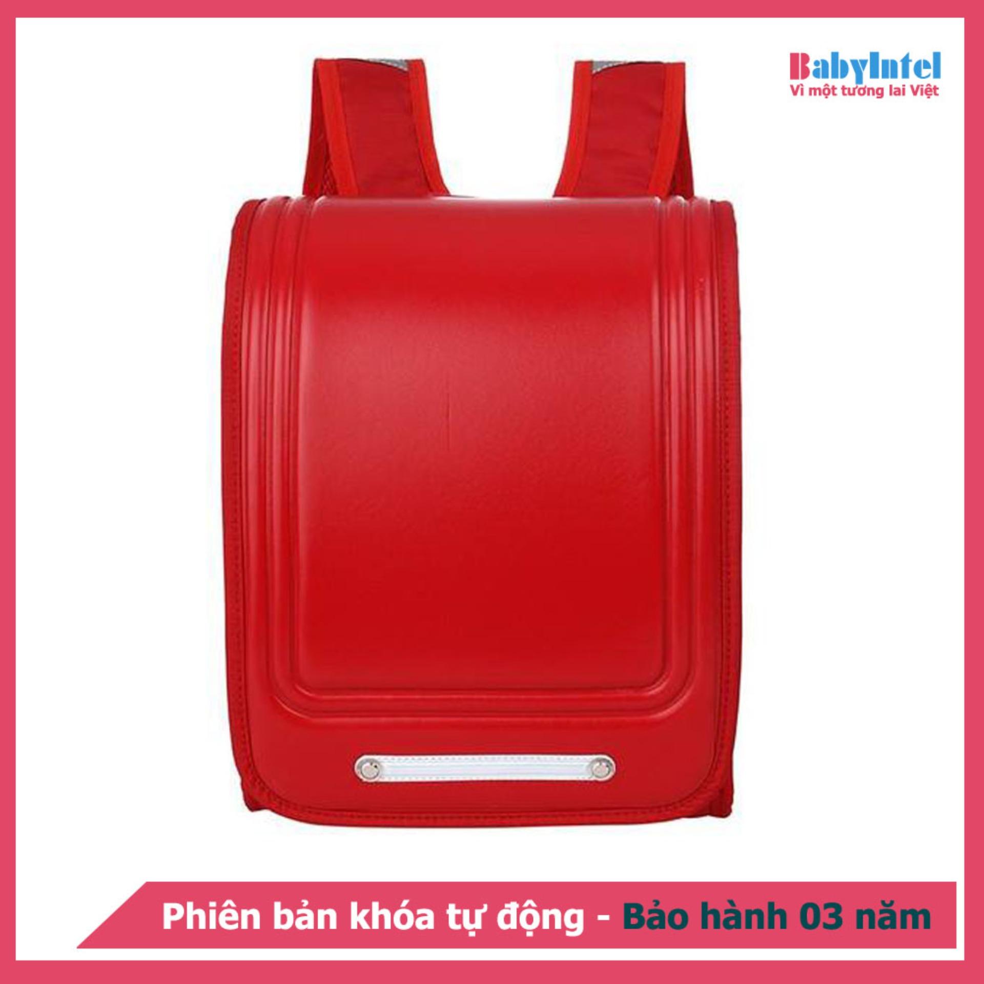 Cặp Balo chống gù trẻ em Randoseru Nhật Bản khóa tự động -Đủ màu