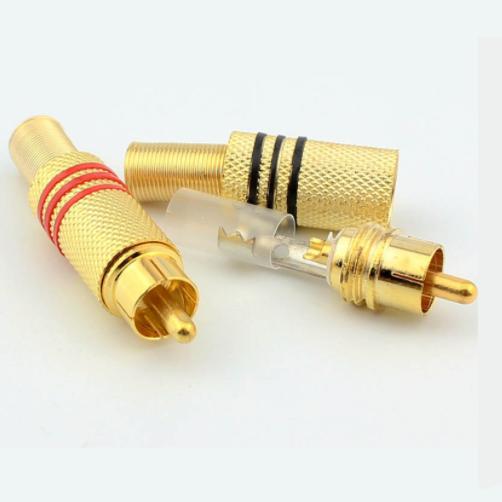 Rắc hàn rca-av mầu vàng 1bộ