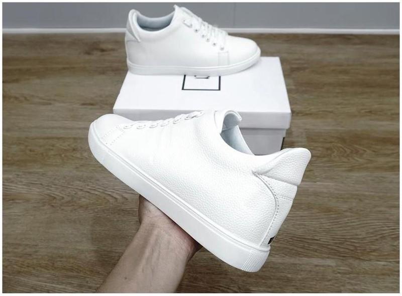 Giày Sneaker NAM độn đế - Giày trắng cao cấp