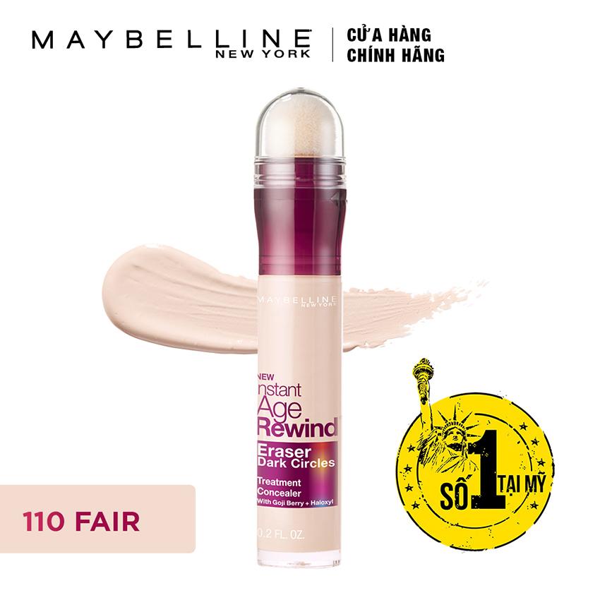 Bút cushion che khuyết điểm, giảm quầng thâm Maybelline Instant Age Rewind Concealer 110 Fair