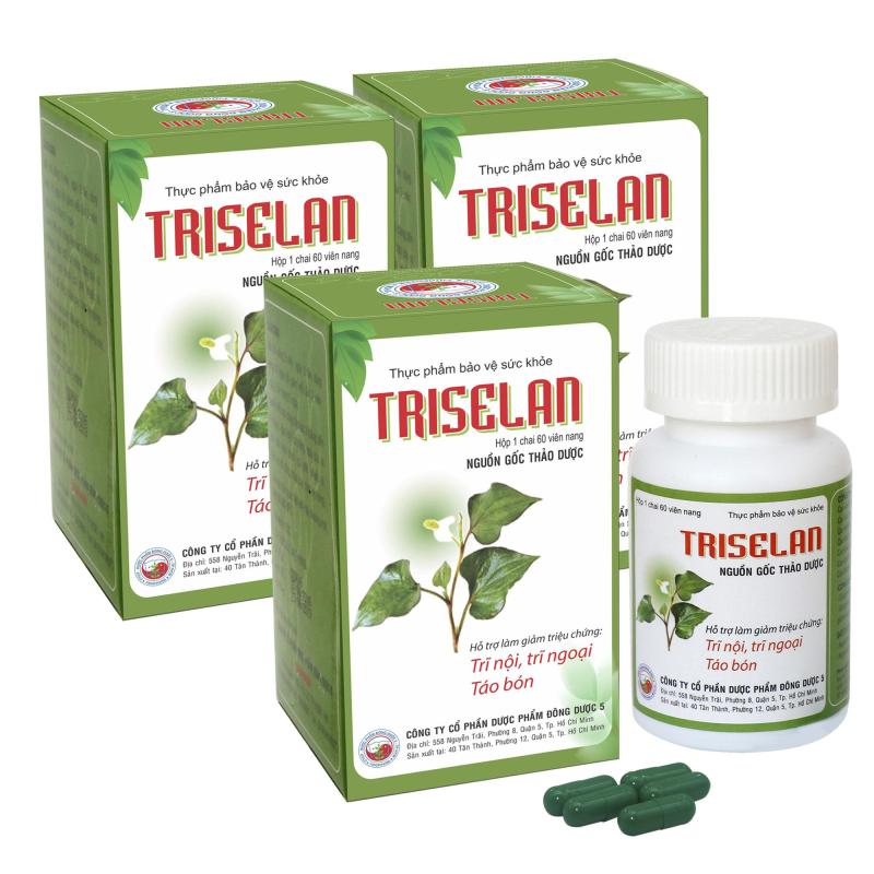 Bộ 3 chai Triselan hỗ trợ điều trị bệnh trĩ nhập khẩu
