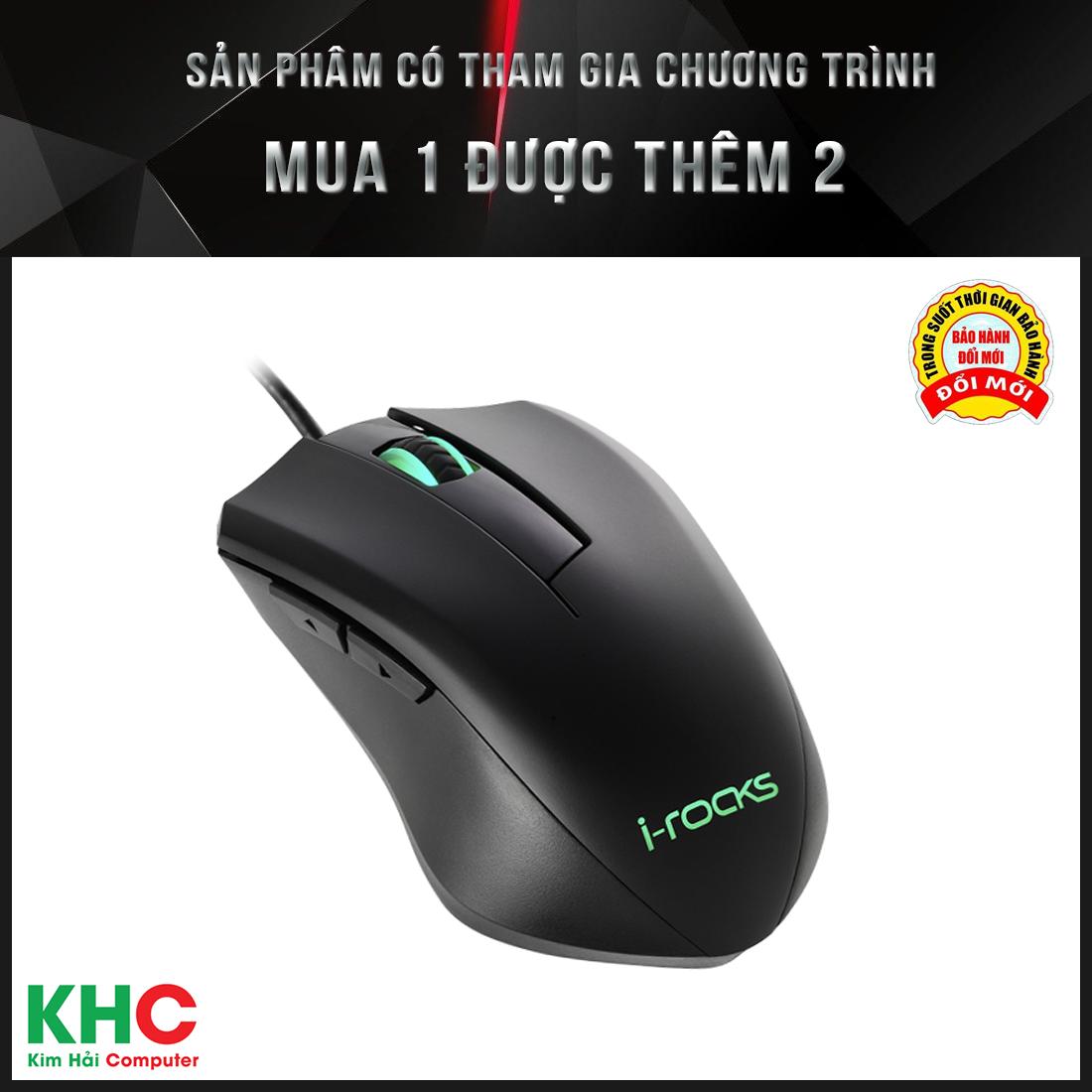 Chuột chơi game i-Rocks Mouse Gaming IRM09 RGB - Hãng phân phối chính thức - Kim Hải Computer