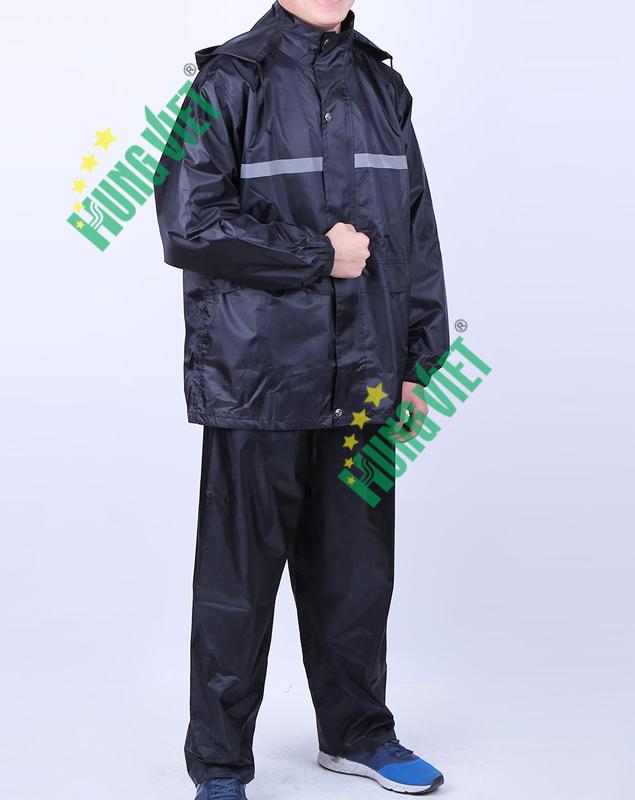Bộ áo mưa chống thấm phản quang Hưng Việt