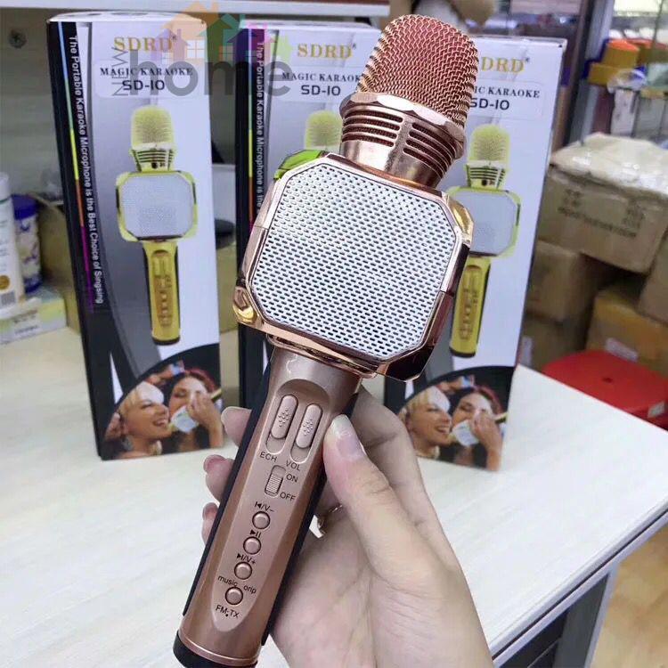 Micro Hát Karaoke Kèm Loa Bluetooth, Micro Blutooth Sd 10 Dòng Mic Mới, Chất Lượng Âm Thanh Cực Đỉnh, Cực Hay, Cực Rõ, Giảm Giá Cực Sốc, Mua Ngay Hôm Nay.