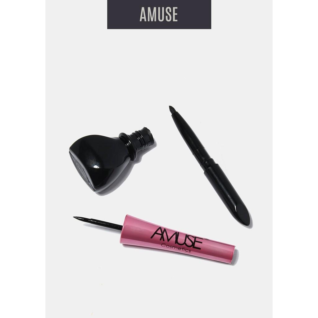 Kẻ mắt nước & chì amuse liquid and pencil eyeliner duo