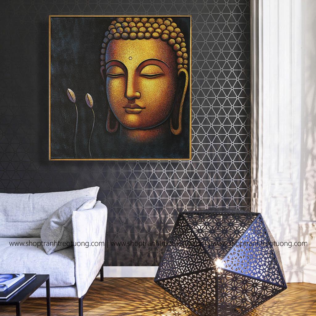 Tranh treo tường trang trí Phật giáo 2 - DC152, Tranh treo tường chất lượng cao, siêu sắc nét, đẹp giá rẻ tại Du Mục Art