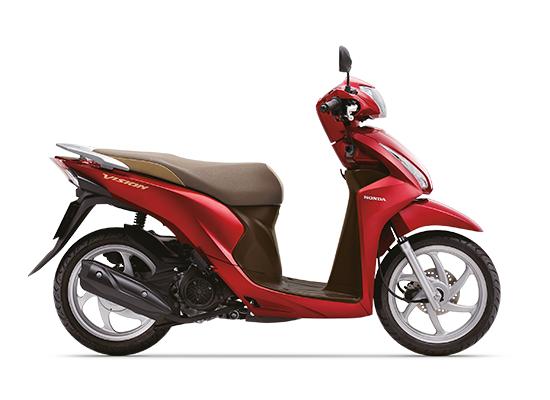 Xe tay ga honda vision 2018 - đỏ tươi cao cấp có smartkey