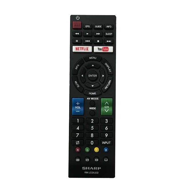 Bảng giá ĐIỀU KHIỂN TIVI SHARP Internet LCD-LED (đen)