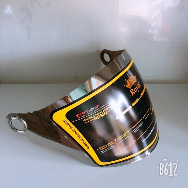 [HCM]Kính chắn gió nón bảo hiểm Asia M115 / M168 (tráng gương)