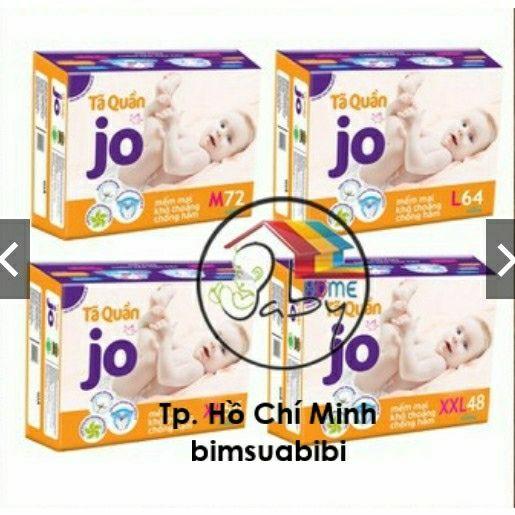 Bỉm jo quần gói đại size s44, m40, l36, xl32, xxl28
