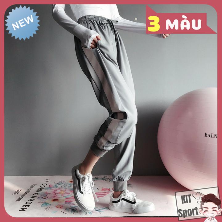 Quần dài Jogger thể thao nữ Wish - Cửa hàng phân phối KIT Sport - Hàng nội địa Trung(Women Pants,đồ tập quần áo gym,mẫu rộng, thể dục,thể hình, Yoga, Aerobic,Zumba Fitness)