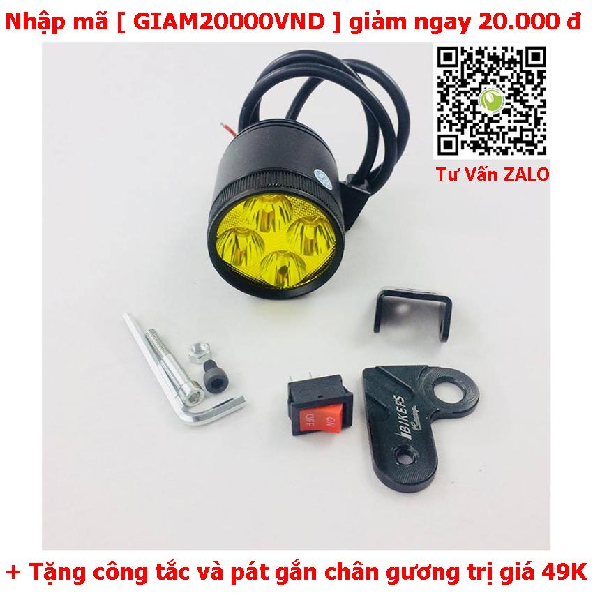 Đèn pha led trợ sáng L4 30W đầy đủ phụ kiện cho xe máy Hàng Việt Giá Sĩ