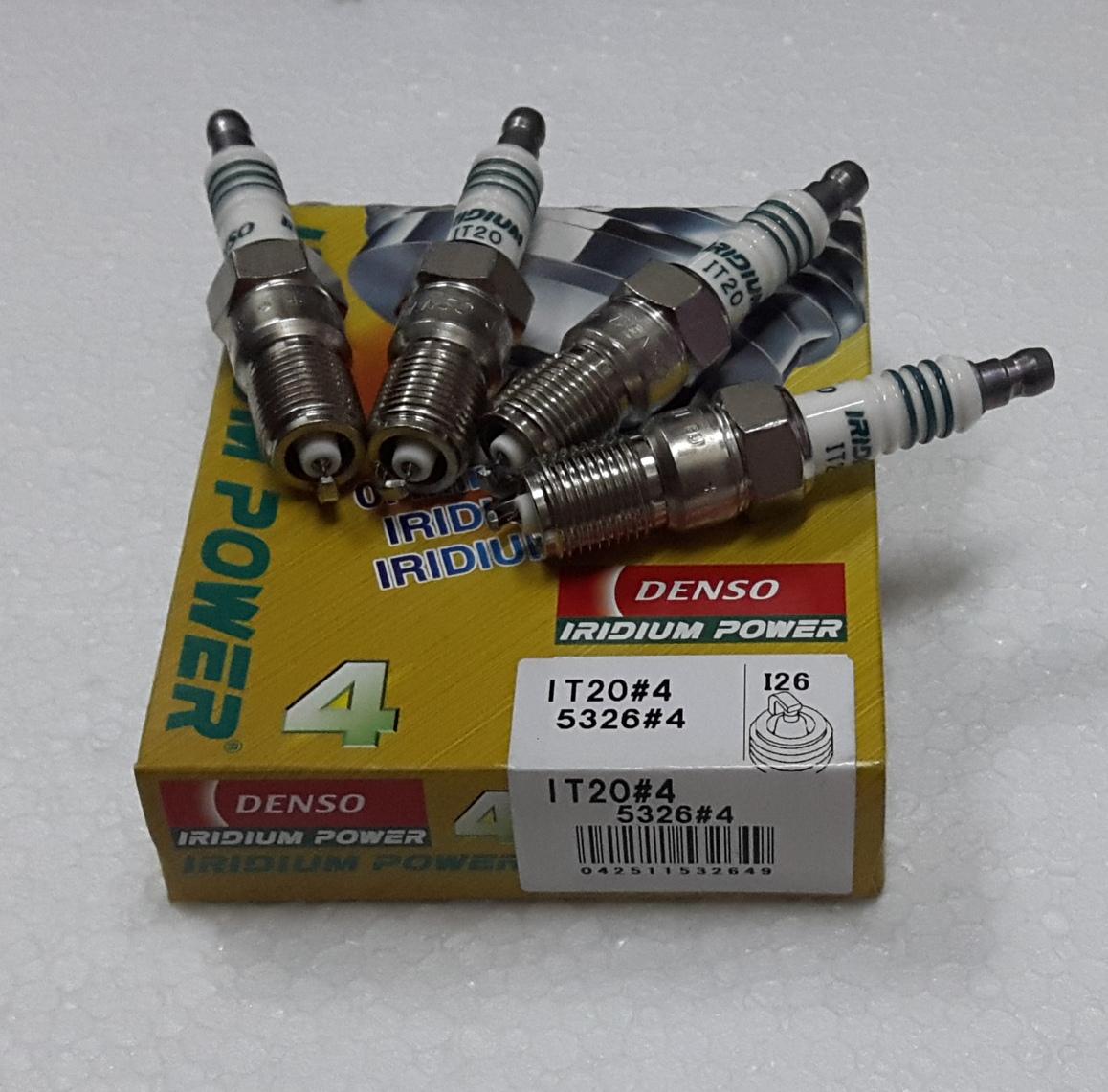 Bộ 4 Bugi Denso Iridium Power IT20 - Made in Japan - Phụ Tùng Bosch Chính Hãng phụ kiện chuyên dành cho xe ô tô