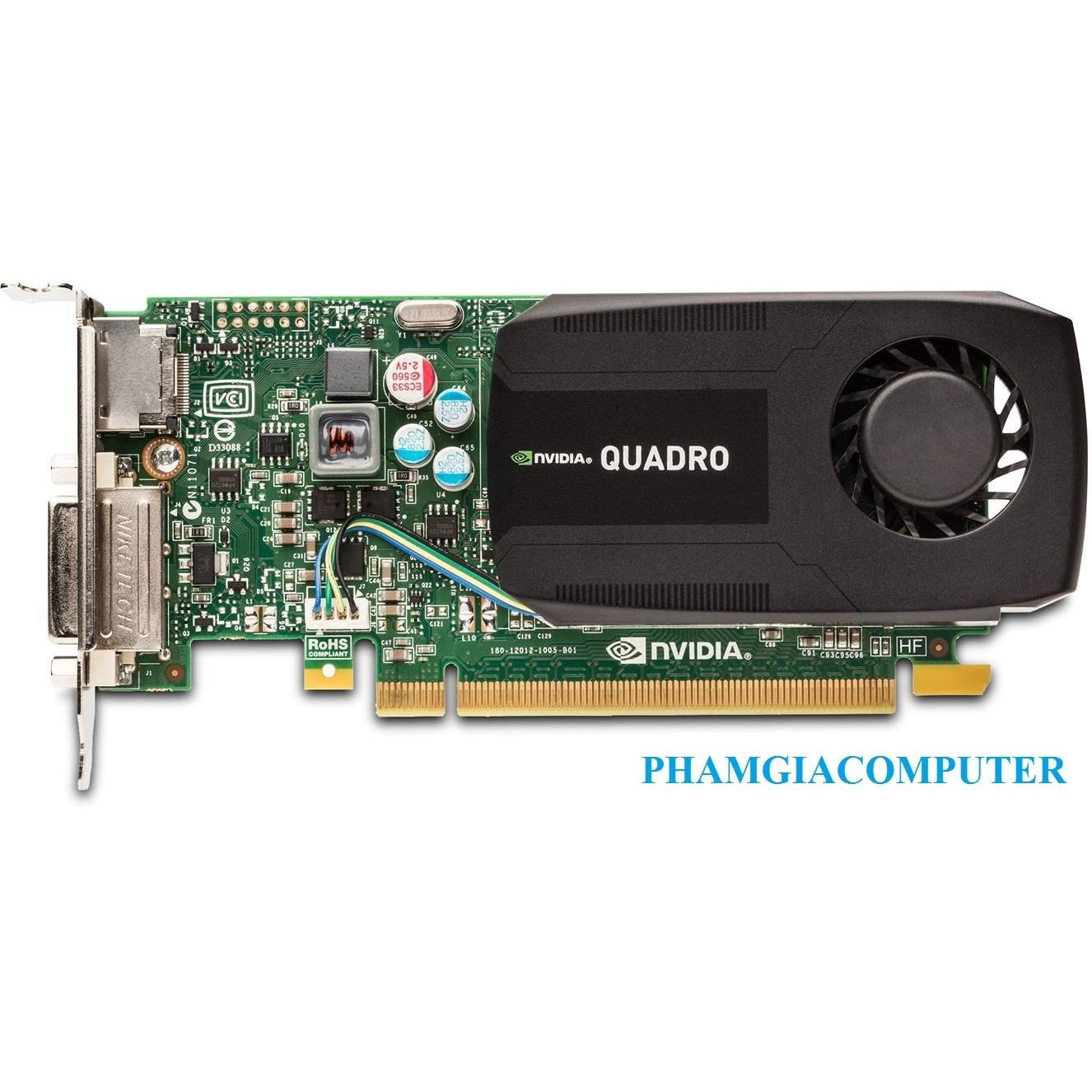 Card màn hình chuyên đồ hoạ vga nvidia quadro 600 1g/128bit- tặng đầu chuyển dvi-vga- hàng nhập khẩu