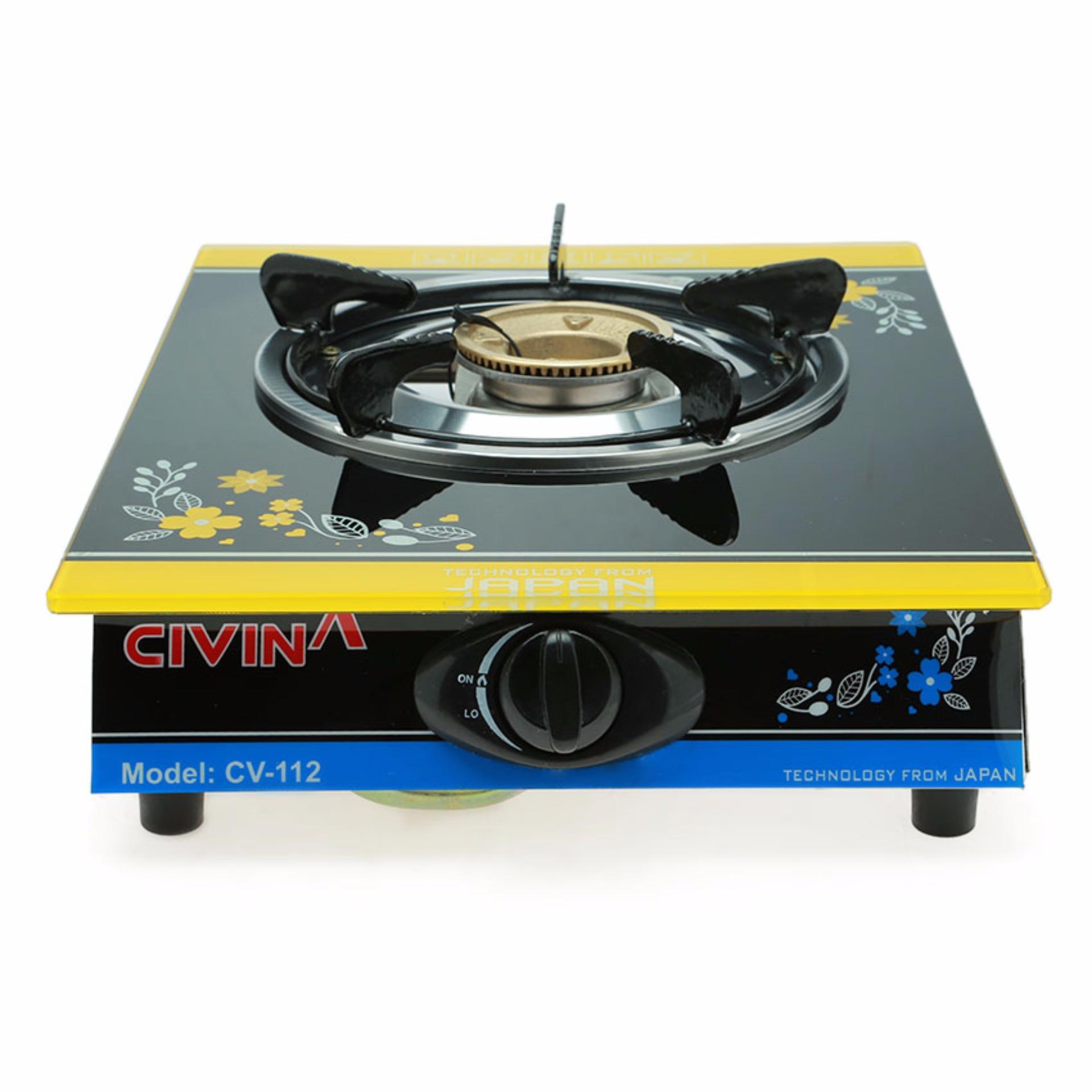 Bếp ga đơn chén đồng cao cấp civina cv-111