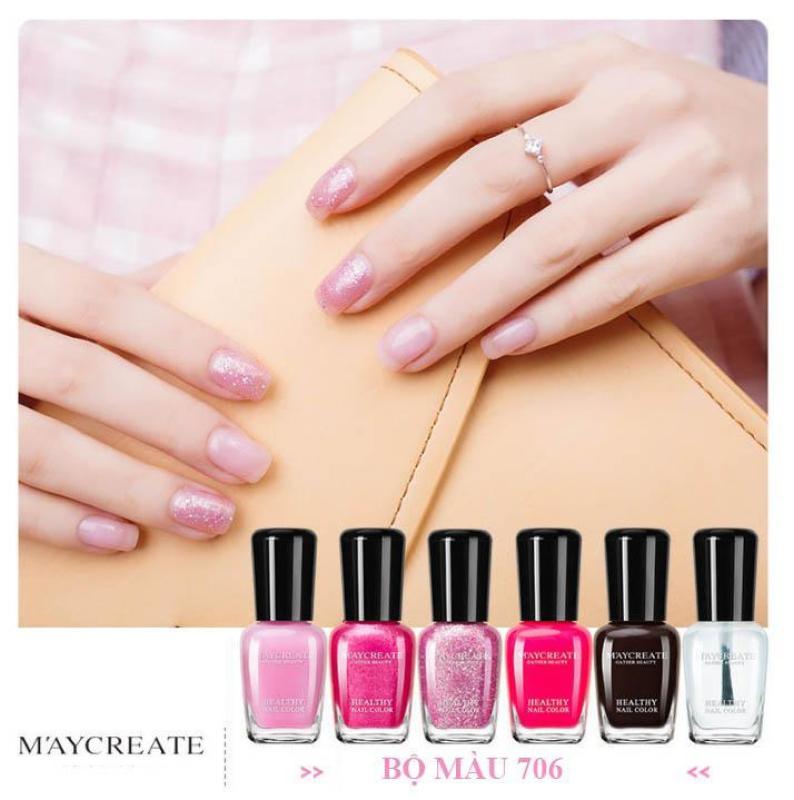 Bộ sơn móng tay (nail) 6 lọ cao cấp giá rẻ