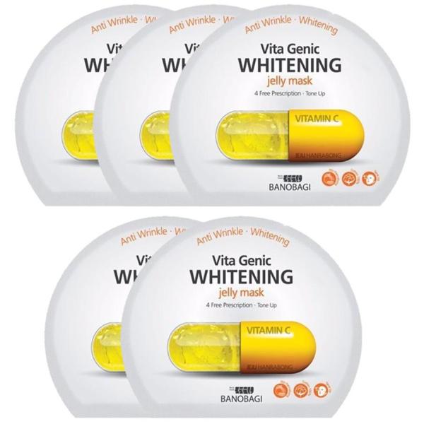 Bộ 5 miếng mặt nạ dưỡng sáng da Vitamin C Vita Genic Whitening Mask (30mlx5miếng) nhập khẩu