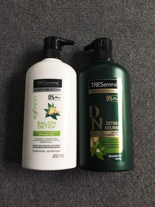 Cặp dầu gội dầu xả Tresemme detox 450ml Thái Lan - Mẫu Mới nhập khẩu