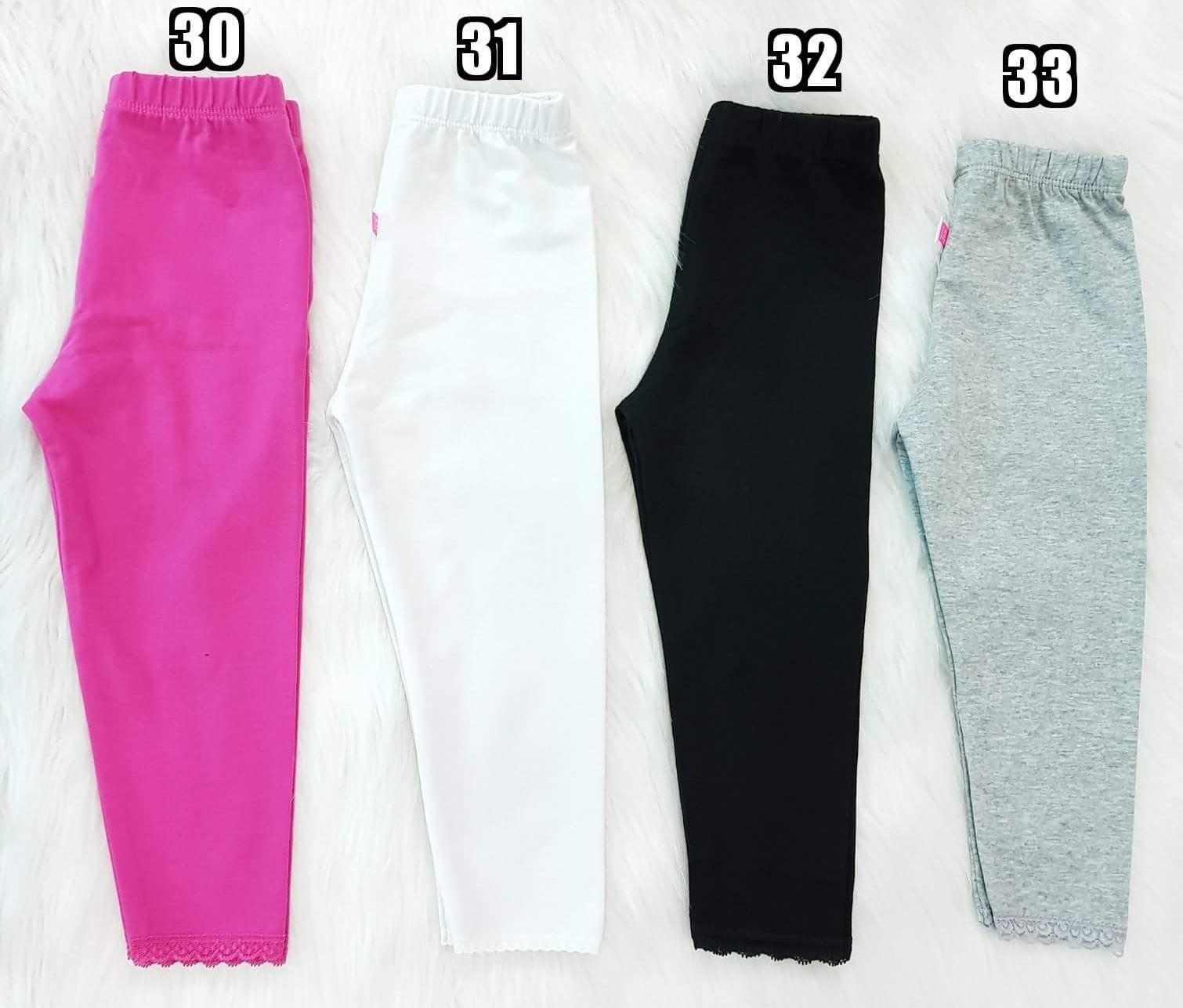 Combo 4 quần legging trơn bg 8_22kg