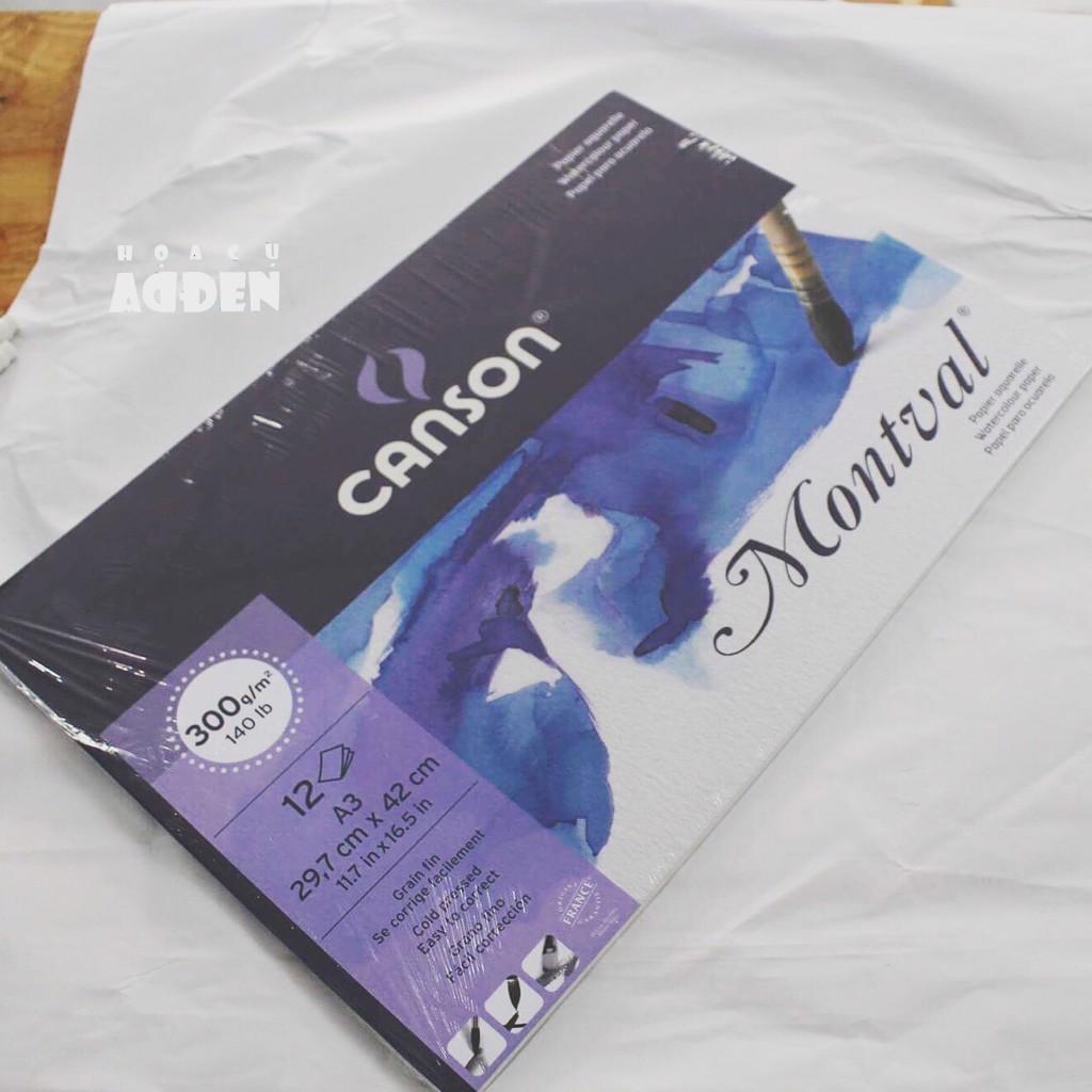 Sổ màu nước canson montaval a3 giá tốt